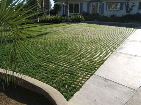 Drivable Grass Concrete Paving System