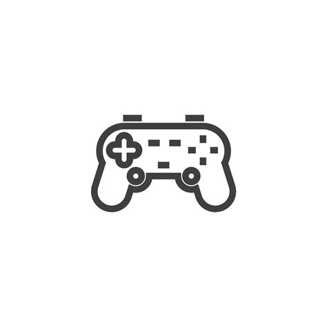 Vector sign of the Video game controller symbol is isolated on a white background. Video game ...