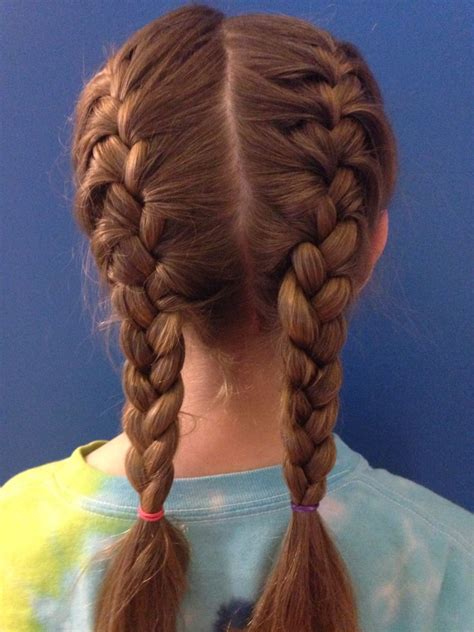 French braid pigtails | Pigtail braids, French braid pigtails, French braid