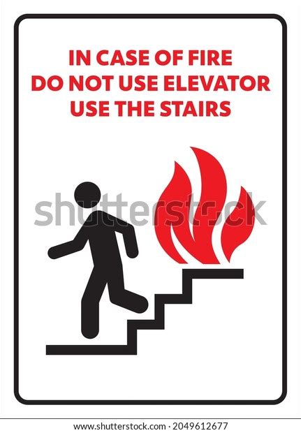 137 Do Not Use Stairs Images, Stock Photos & Vectors | Shutterstock