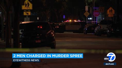 2 alleged gang members charged in 'random and brutal' LA County shooting spree that left 4 dead ...