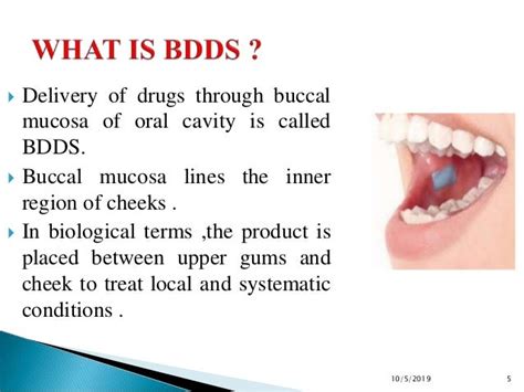 Buccal drug delivery system