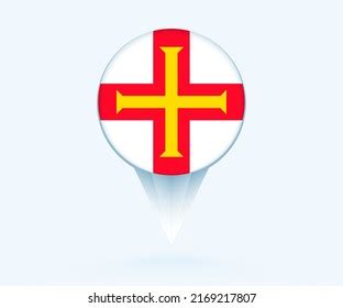 Map Pointer Flag Guernsey Vector Flag Stock Vector (Royalty Free) 2169217807 | Shutterstock