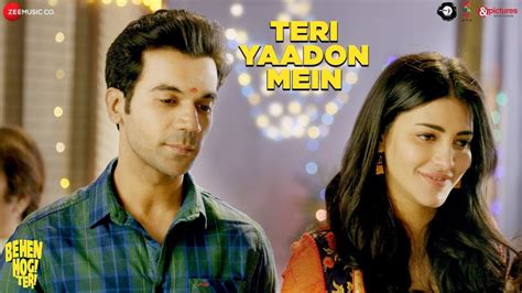 TERI YAADON MEIN LYRICS - Behen Hogi Teri (2017) - Pavni Pandey, Yash ...