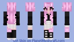 ~ Pink Cat Girl ~ [Request] Minecraft Skin