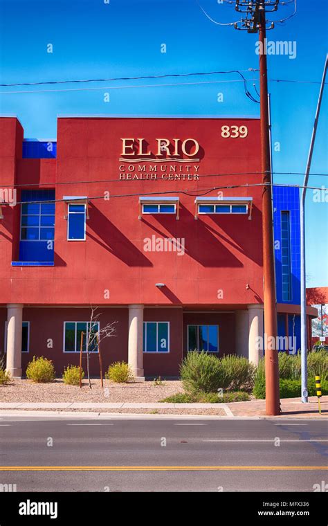 The red El Rio Community Health Center on E. Congress in downtown Tucson AZ Stock Photo - Alamy