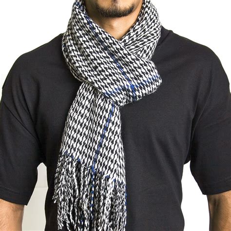 AlpineSwiss Mens Plaid Scarves Winter Scarf Soft Neck Wrap Long Stole Cowl Shawl | eBay