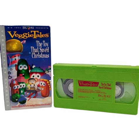 Veggietales VHS Movie the Toy That Saved Christmas Vintage Holiday ...