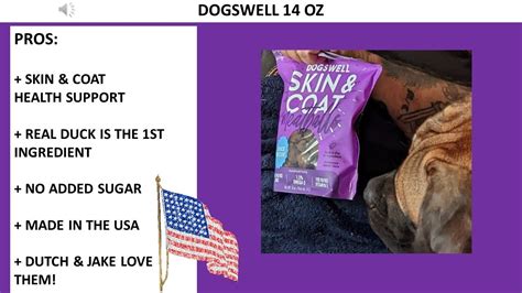 Dogswell Skin & Coat Duck Recipe Meatballs Dog Treats, 14 oz - YouTube