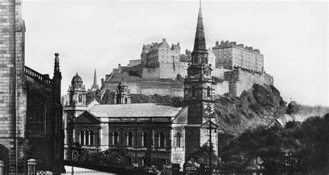 Tour Scotland Photographs: Old Photograph Edinburgh Castle Scotland