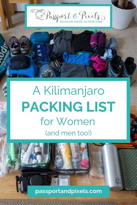 An Overthinker's Kilimanjaro Packing List • Passport & Pixels | Kilimanjaro, Packing list ...