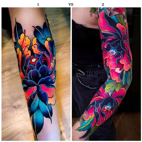 25 Realistic Colored Tattoo Designs to Inspire Your Next Ink in 2021 | Bright tattoos, Floral ...