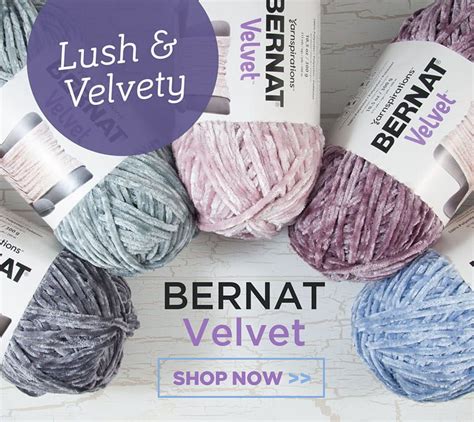 Bernat® Velvet™ Yarn | Bernat yarn, Crochet patterns, Yarn colors