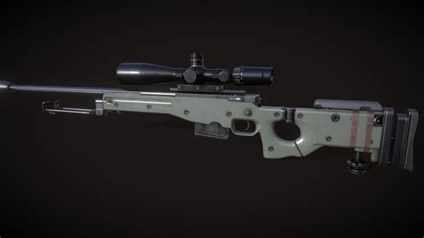 Accuracy International AWM Sniper Rifle - 3D model by Oleksandr Dmytruk ...