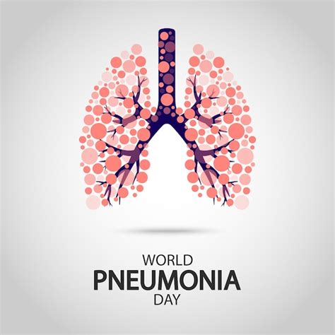 Premium Vector | World Pneumonia Day. Banner