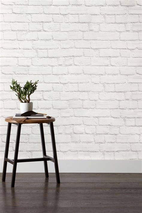 16+ White Brick Wallpaper Living Room Ideas Pictures