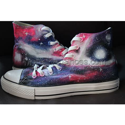 Galaxy Converse Painted Shoes