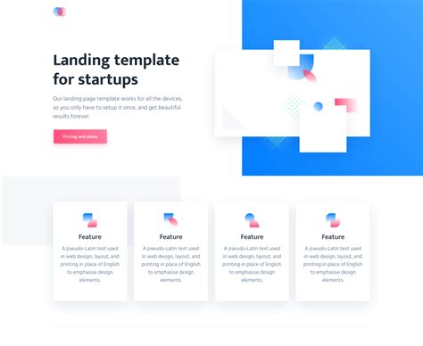 Landing Page Templates for Startups - VPS Report
