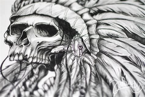 Indian Skull by vhenomenon on DeviantArt