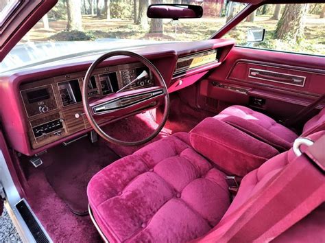 Picture of the interior of a 1974 Continental MARK IV Vinyl Roofing, Sports Sedan, Lincoln ...