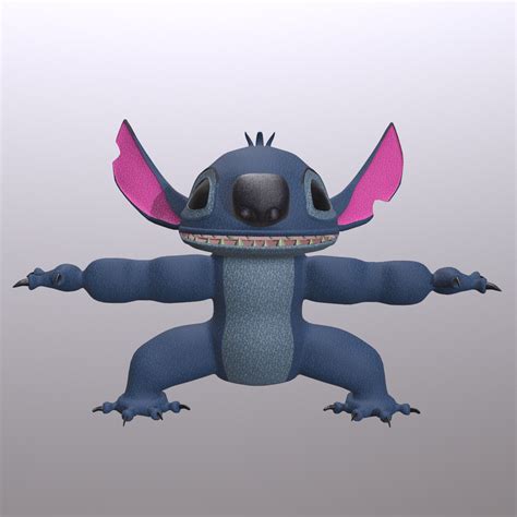 Stitch 3D Model $4 - .3ds .obj .fbx .max .unknown - Free3D