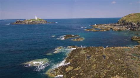 Godrevy, Cornwall from a Drone - YouTube