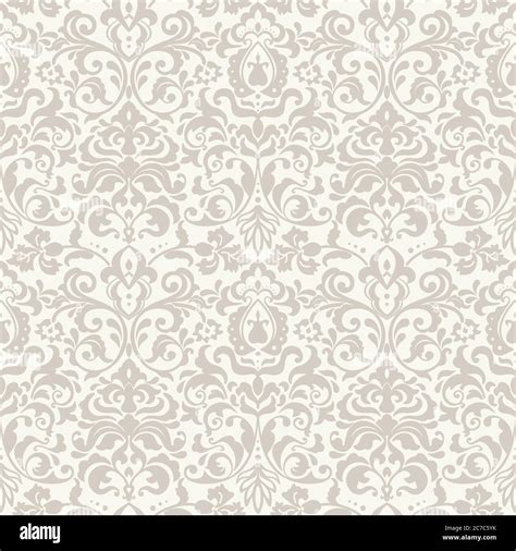 Seamless damask wallpaper. Seamless vintage pattern in Victorian style ...