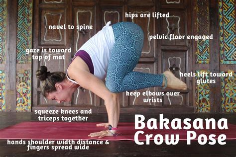 Alignment tips for Bakasana, Crow Pose. Learn to teach modifications and variations for Crow ...