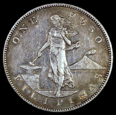 1903 S Philippines 1 Peso - U.S. Administration - XF Silver | Asian and ...