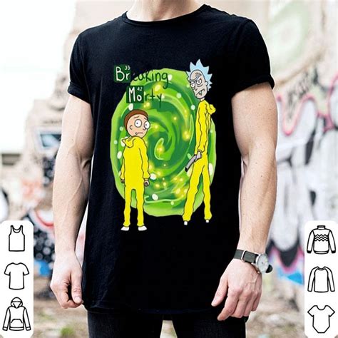 Rick and Morty Breaking Morty Crossover Breaking Bad shirt, hoodie, sweater, longsleeve t-shirt