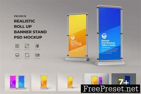 Retractable Banner Mockup PQFD3FG