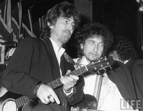 George Harrison & Bob Dylan Rock and Roll Hall of Fame Beatles ...