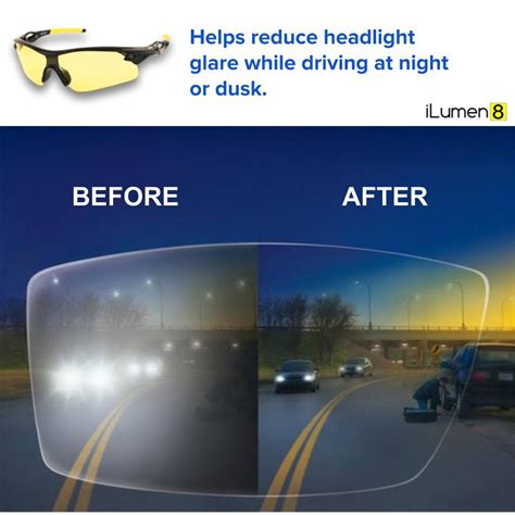 HD High Definition Night Driving Glasses- Anti Glare Polarized Night V - shopiLumen8