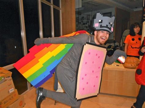 Another Nyan Cat costume idea | Cat halloween costume, Cat costume kids ...