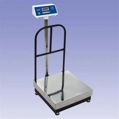 Stainless Steel Electronic Platform Scale, For Industrial, Pan Size: 300 X 300 Mm at Rs 4000 in ...