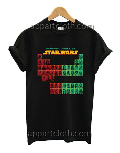 Periodic Table Of Star Wars Funny Shirts, Funny America Shirts