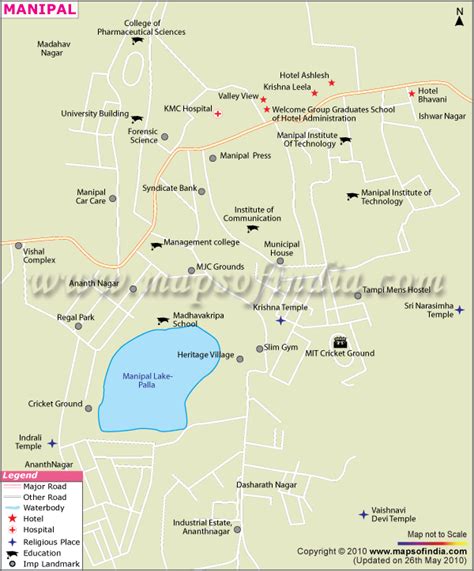 Manipal City Map