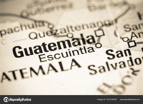 Escuintla, Guatemala on a map Stock Photo by ©aliceinwonderland2020 331270938