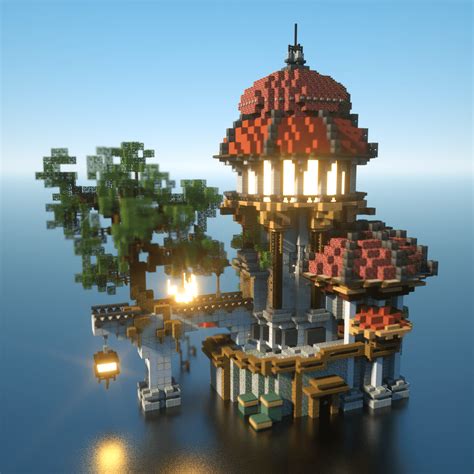 Minecraft - Mage-Tower Spawn - Minecraft Schematic Store - www.schematicstore.com