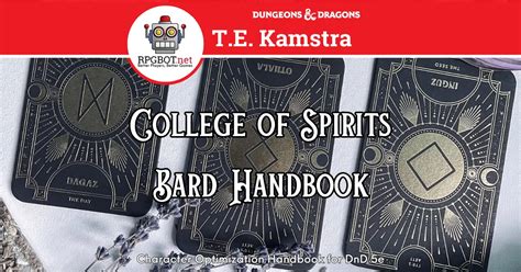 College of Spirits Bard Handbook: DnD 5e Subclass Guide - RPGBOT