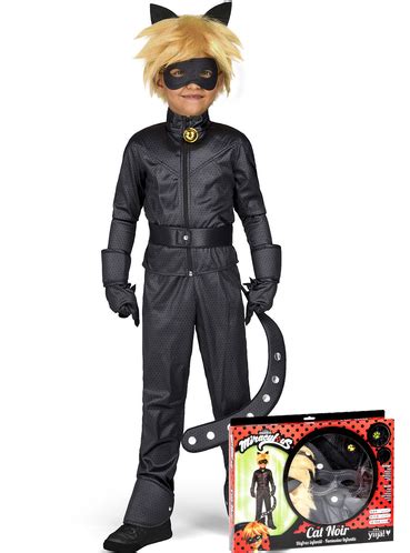 Cat Noir costume for kids - The Adventures of Ladybug. The coolest | Funidelia