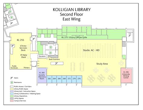 Kolligian Library Floor Maps | UC Merced Library