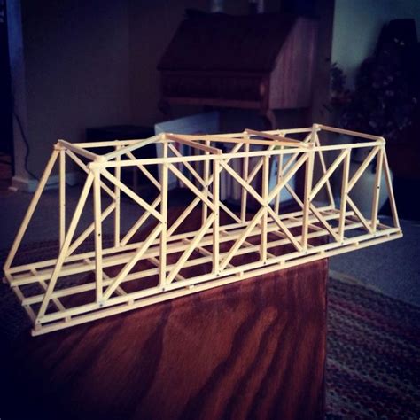 Classic ‘K-Truss’ Bridge Design (Balsa Wood) | Garrett's Bridges | Wood bridge, Truss bridge ...