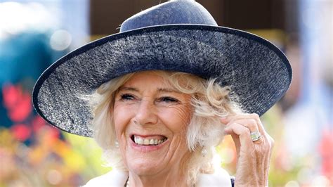 Queen Camilla is a modern Cinderella in glamorous powder blue suit | HELLO!