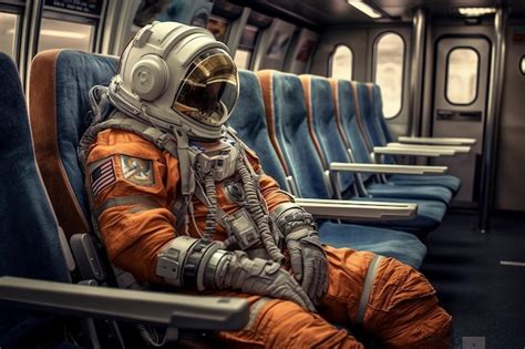 Premium AI Image | An astronaut wearing an astronaut suit with an ...