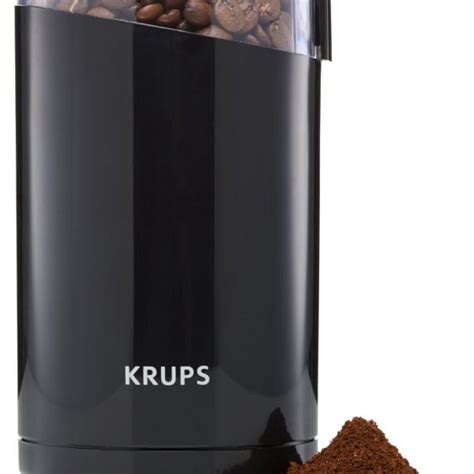 KRUPS F203 ELECTRIC SPICE AND COFFEE GRINDER WITH STAINLESS STEEL BLADES