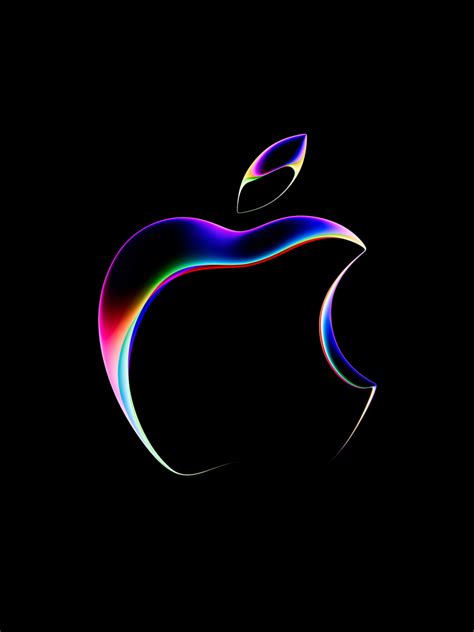 WWDC 2023 Wallpaper 4K, Apple logo, Black background, 5K