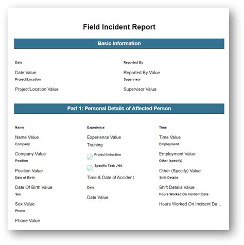 Incident Report Examples & Templates - GoCanvas