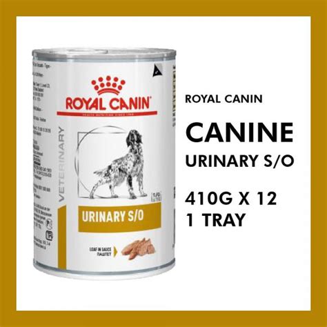 Royal Canin Veterinary Urinary S/O Canine Wet Dog Food 410g x 12 (1 Tray) – Redrusa