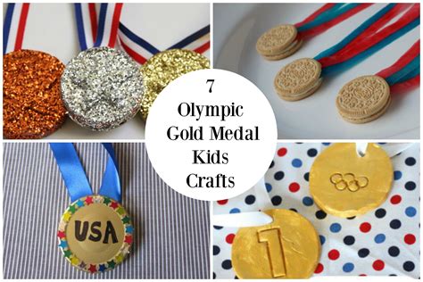 12 Olympic Gold Medal Kids Crafts